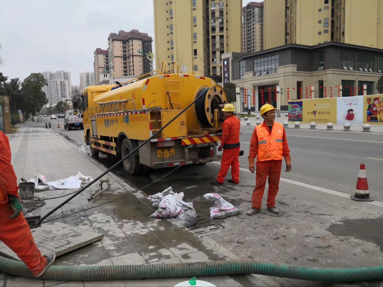 莱西排污管道清淤-管道清洗