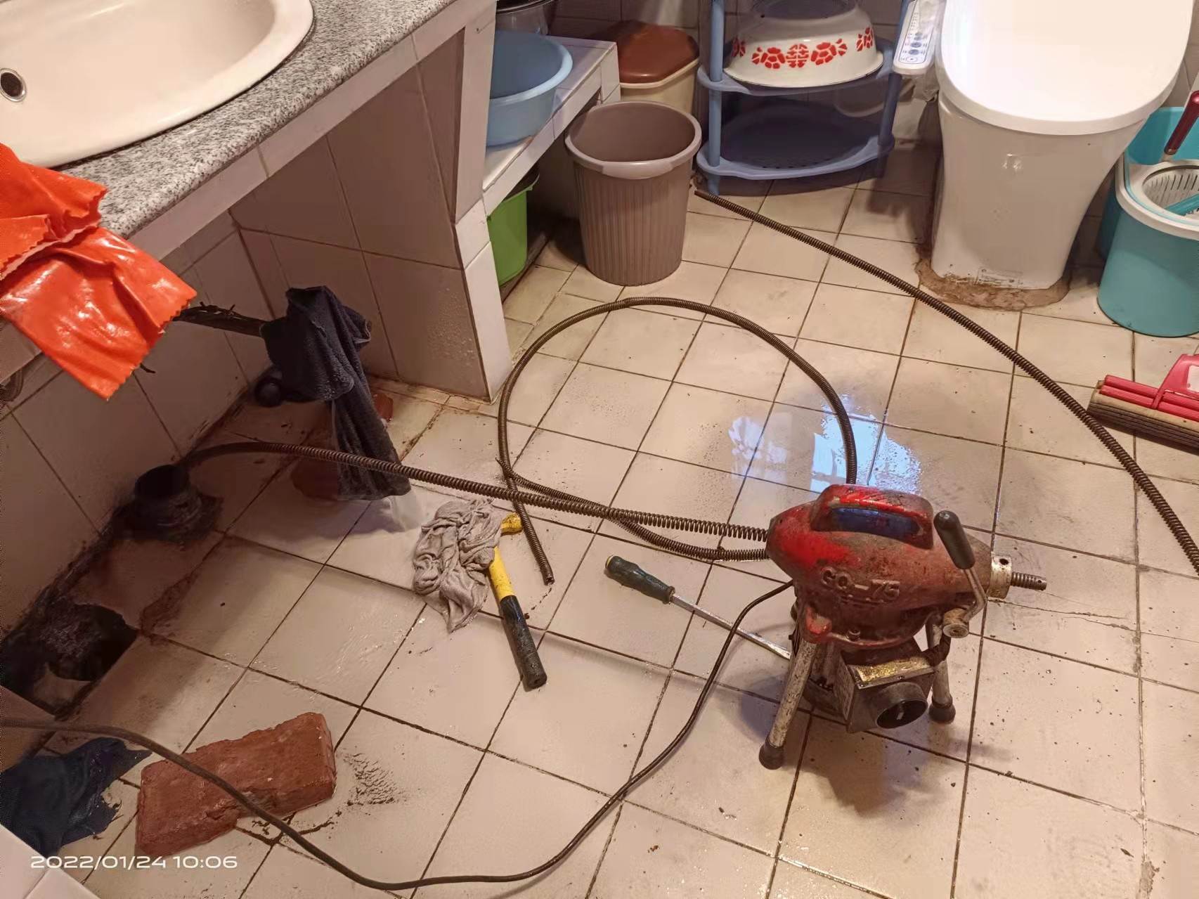 莱西疏通厨房下水道，地漏疏通